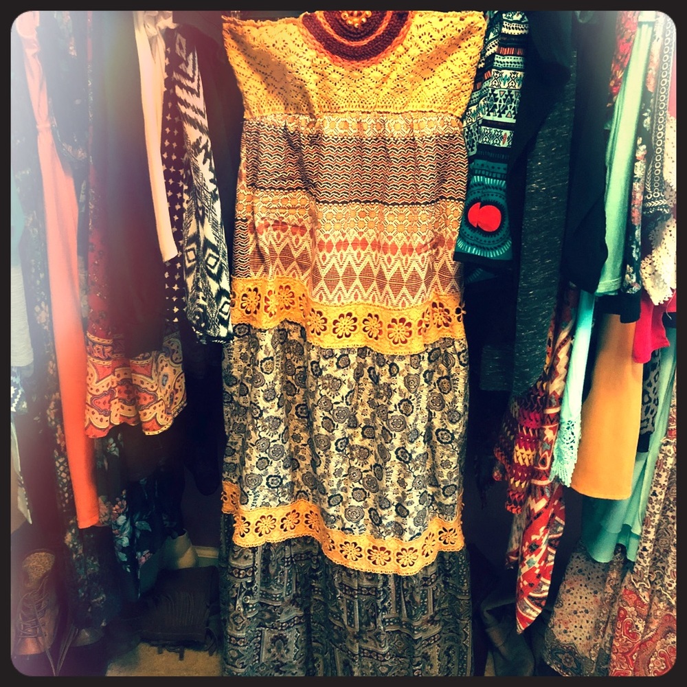Strapless Maxi